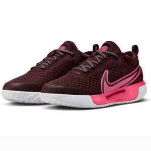 Nike Court Zoom Pro Premium Women's Hard Court Tennis Shoes Maroon Size 9